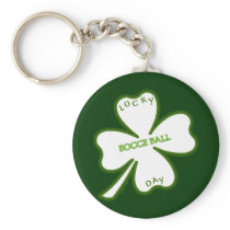 Lucky Bocce Ball Key Chain