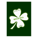 Lucky Bocce Ball Large Business Card
