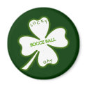 Lucky Bocce Ball Fridge Magnets
