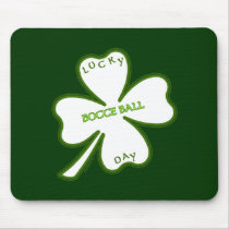Lucky Bocce Ball Mousepad
