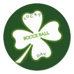 Lucky Bocce Ball stickers