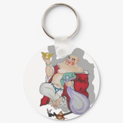 Lucky Buddha Keychain by keychains_1