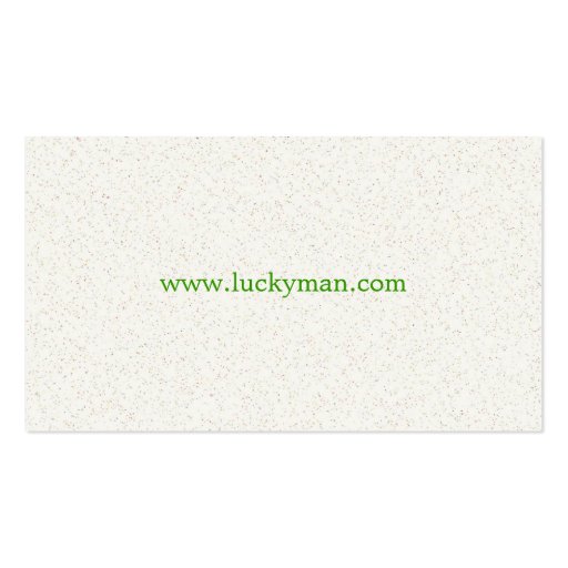 Lucky Business Card (back side)