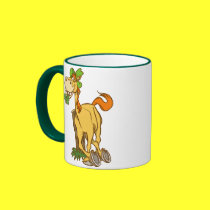 Lucky Cartoon Horse on St Patrick's Day mug