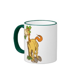 Lucky Cartoon Horse on St Patrick's Day mug mug