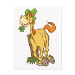 Lucky Cartoon Horse on St Patrick's Day postcard