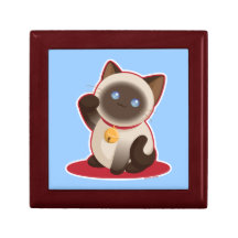 Lucky Cat Keepsake Box