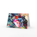 Lucky Cat Holiday Card by lesliemariestair Lucky Cat Holiday Card