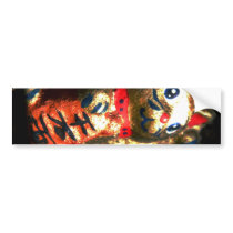 Lucky Cat in Bark Bumper Stickers