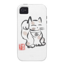 Lucky Cat iPhone Case iPhone 4 Cover
