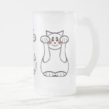 Lucky Cat- Maneki Neko - Beckoning Cat Mugs