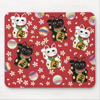 Lucky Cat Mousepad mousepad