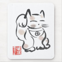 Lucky Cat Mousepad