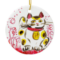 Lucky Cat Ornament