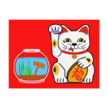 Lucky Cat. Unlucky Fish Post Cards