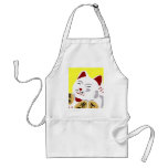 Lucky Cat Vector Apron