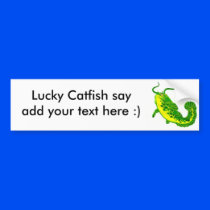 Lucky Catfish Bumper Stickers