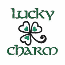 Lucky Charm embroidered shirts by whupsadaisy Lucky Charm embroidered shirts