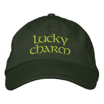 LUCKY CHARM - hat embroidered hats by twilight_cat LUCKY CHARM - hat embroidered hats