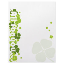 lucky charm leafs letter letterhead by snow929 lucky charm leafs letter letterhead