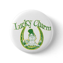 Lucky Charm Leprechaun Button by Method77 Lucky Charm Leprechaun Button