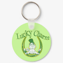 Lucky Charm Leprechaun Keychain