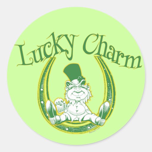 Lucky Charm Leprechaun Sticker | Zazzle