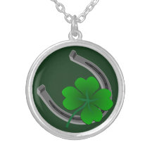 Lucky Charm Necklace Lucky St Patrick's Necklace