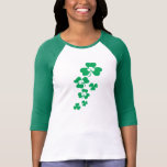 Lucky charm st.Patty's day Ladies 3/4 Sleeve Ragla t-shirts