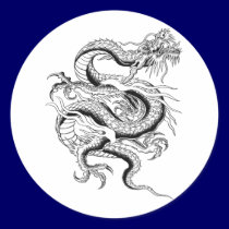 Lucky Chinese Dragon stickers by gothicwind Lucky Chinese Dragon stickers