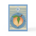 Lucky Chinese Peach New Year Card by elledeegee Lucky Chinese Peach New Year Card
