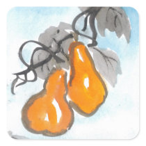 Lucky Chinese Wu Lou Gourds Stickers stickers