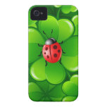 Lucky clover and ladybug iPhone 4 covers