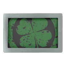 Lucky Clover Belt Buckles