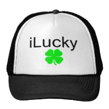 Lucky Clover St Patricks Day Mesh Hat
