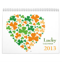 Lucky Clovers 2013 calendar