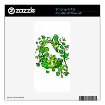 Lucky_Clovers iPhone 4S Decal