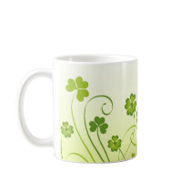 Lucky clovers - Mug by cycreation Lucky clovers - Mug