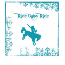 Lucky Cowgirl Ride Baby Ride Long Sleeve t-shirts by theluckycowgirl Lucky Cowgirl Ride Baby Ride Long Sleeve t-shirts
