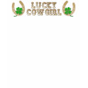 Lucky Cowgirl Tshirt by RanchLady Lucky Cowgirl Tshirt
