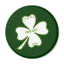 Lucky Cricket Day Refrigerator Magnets
