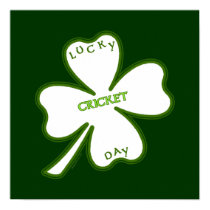 Lucky Cricket Day Print