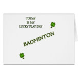 Lucky Day Badminton Cards