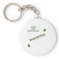 Lucky Day Badminton Keychains