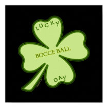Lucky Day Bocce Ball Print