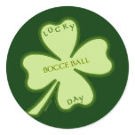 Lucky Day Bocce Ball stickers