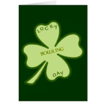 Lucky Day Bowling Greeting Card