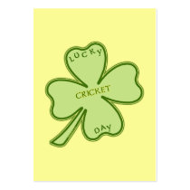 Lucky Day Cricket Business Card Templates