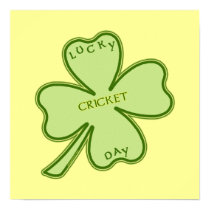 Lucky Day Cricket Poster