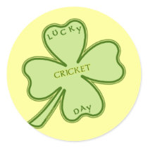 Lucky Day Cricket Stickers